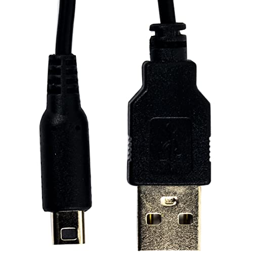 Image of 4pcs 3DS USB Charger Cable Power Charging Lead Compatible with Nintendo New 3DS, New 3DS XL, 3DS XL, 3DS, New 2DS, New 2DS XL, 2DS XL, 2DS, DSi, DSi XL (Black,1.2M /3.9FT)