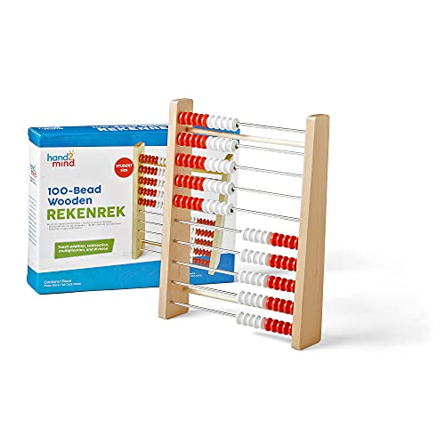 hand2mind 100 Bead Wooden Rekenrek