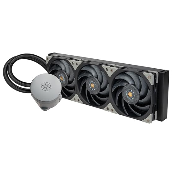 SilverStone Technology Hailstone 360 - Refrigeración líquida todo en uno óptima con ventiladores industrials, SST-HT360
