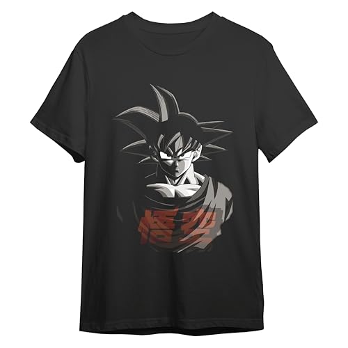 Comic Studio Dragon Ball Z Camiseta | Goku| Negro | XL T-Shirt, Unisex