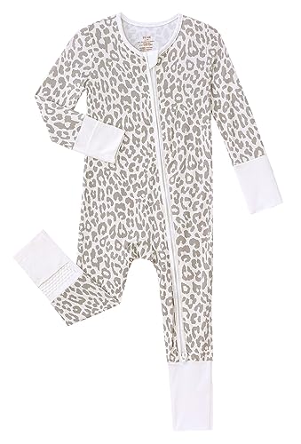 Image of SUZEL Baby Boys Girls Footless Pajamas - Viscose from Bamboo Zippy Pjs Sleep 'N Play - Infant One Piece Romper - 0-24 Months