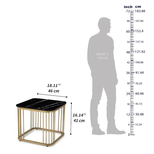 Image of Wakefit Center Table | 1 Yr Warranty | Coffee Table for Living Room Wooden, Tea Table for Living Room Wooden, Sofa Table, Free Installation from Brand, Modern Multi-Functional & Wobble-Free(Flat)