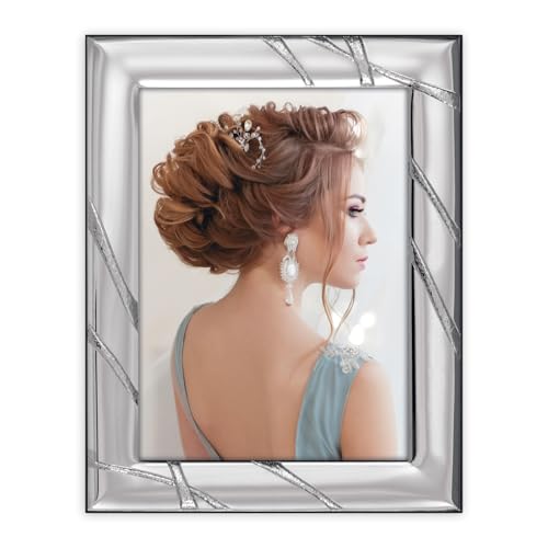 Marco Zep 15 X 20 Art. B15568 Pescara De Mesa, Vertical U Horizontal, Fabricado En Italia, De Plata Chapada En Plata. Marco Zep 15 X 20 Art. B15568 Pescara De Mesa, Vertical U Horizontal, Fabricado En Italia, De Plata Chapada En Plata.