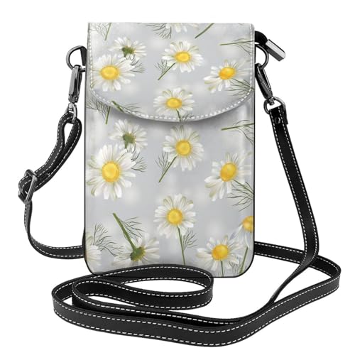 Portefeuille en cuir PU camomille pour ne plus perdre vos cartes de crédit