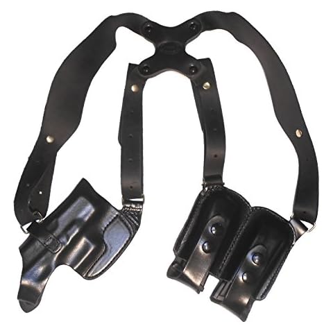 Horizontal Shoulder Holster for Glock 17 19 22 23 26 27 32 33 36 - Chest Holster - The Holster Store (Black, Right) Cover