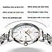 Imagen de Raitown Reloj Hombre en Acero Inoxidable con Vidrio Curvo · Impermeable 3ATM · Movimiento de Cuarzo · Diseño Minimalista y Estilo Clásico Retro Reloj para Hombre