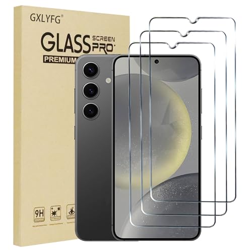 GXLYFG 3 Pack Tempered Glass Screen Protectors Compatible with Samsung Galaxy S26+ / S26 Plus, Anti Scratch, Bubble Free, 9H Hardness