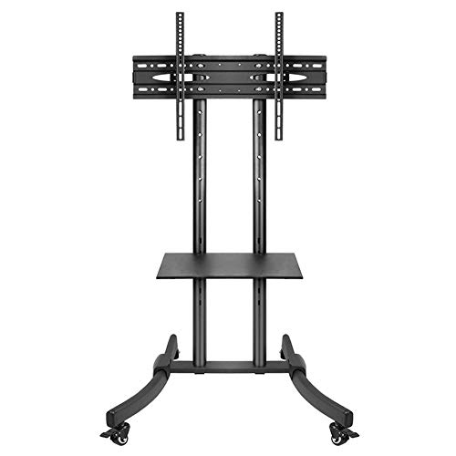 Soporte móvil para TV con bandeja y ruedas para 32 a 75 pulgadas miniatura 1