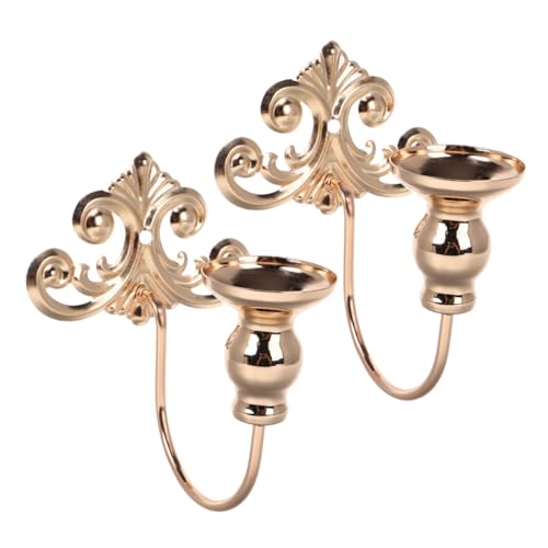 IMIKEYA Appliques Murales Robustes en Fer avec Photophores Vintage Décoration De Style Européen pour Chambre Et Salle À Manger