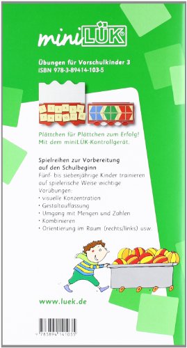 MiniLÜK: Vorschulkinder 3: Vorbereitung auf den