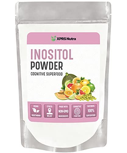 XPRS Nutra Inositol Powder (Vitamin B8) - Premium Inositol Powder Bulk Liver Health - Bulk Inositol Powder for Cognitive Health, Sleep, and Hair - Vegan Friendly and Non-GMO (8 oz)