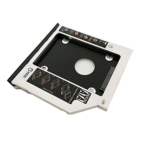 2Nd Hdd Ssd Hard Drive Optical Bay Caddy Frame Tray Bracket For Dell Latitude E6440 E6540 Precision M2800 With Ejector + Bezel/Faceplate #TOP3