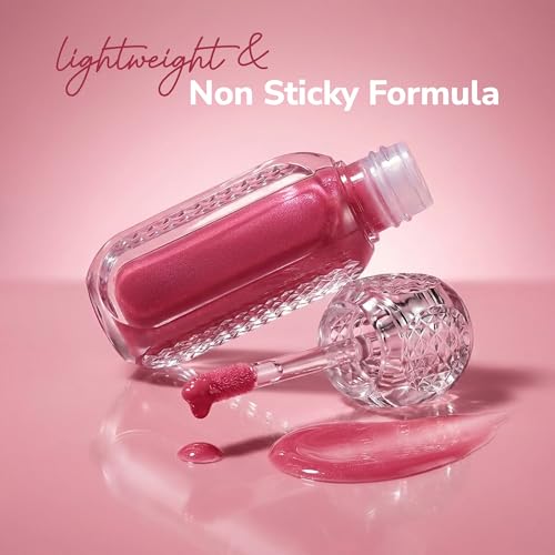 Image of Mila Beaute Gloss Girl Lip Gloss | Enriched With Mango Seed Butter & Hyaluronic Acid | Light Weight & Non-Sticky Formula | Gives Fuller-Lip Effect & Extra Hydration | High Shine Finish-Bossy, 2.8 ml