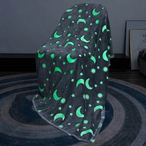 Couverture phosphorescente chaude : cadeau mignon et réconfort de nuit