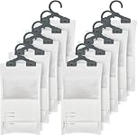 FERRIS Wardrobe Dehumidifiers (10 Pack) Moisture Absorber Dehumidifier Bags for Damp, Mould & Condensation – Long-Lasting Freshness for Clothes, Cupboards, Caravans & Storage Spaces - 210g Each