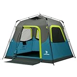CAMEL CROWN Instant Tents for Camping 2-4 Person Tent Waterproof Easy Setup Sets Up in 60 Seconds Backpacking Tents with Carry Bag for Outdoor Hiking Ink Blue