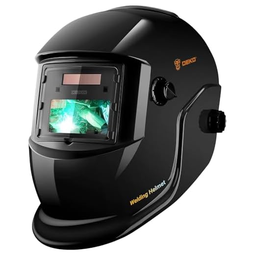 Auto Darkening Welding Helmet with Solar Power