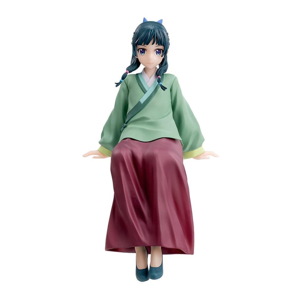 Puruuige The Apothecary Diaries Maomao Figure Model Anime Maomao Noodle Stopper Figurine Cartoon Girl Sitting Handmade Statue Collectible Desktop Ornaments