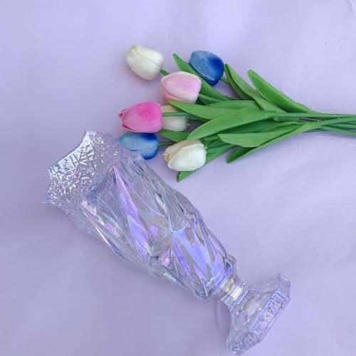 Eastern Rock Glass Flower vase 2.4lb 9.5inch,Bohemian Style, for Centerpieces,Wedding,Home Decor Glass Vase - Image 5