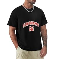 Amazon.co.jp: 横浜 高校野球 1 丸首 Tシャツ ティーシャツ 速乾