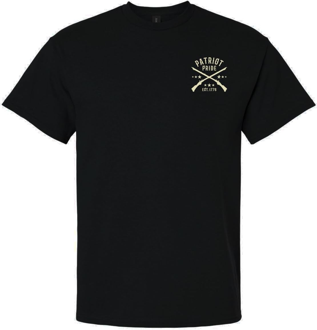 Patriot Pride Men's Graphic T-Shirt - 250 Years, We The People, Lady Liberty with American Flag Background Design - Image 3