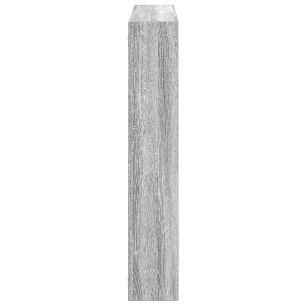 Generisch Würfelregal 7 Fächer Grau Sonoma Holzwerkstoff,Möbel,Regalsysteme,Wandregale-860027