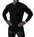 Hisir Herren Winter Pullover Dicke Kabelstrick Lässig Rundhals Warm Langärmelig Sweater Strickpullover Rundhals Pulli Männer (schwarz, XL)