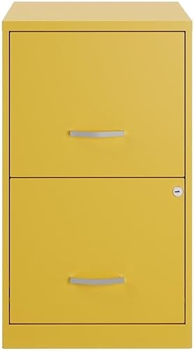 Miniatura 4 de Space Solutions Archivador metálico de 18in.D con 2 cajones amarillo/jilguero