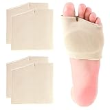 Mittelfußpolster,Wiederverwendbares Vorfußpolster,Ideal für Unbequeme Fersen und Schuhe,halbe Socke zur Linderung von Mittelfußknochen,Halbe Socke zur Linderung von Mittelfußknochen,L (40-44)