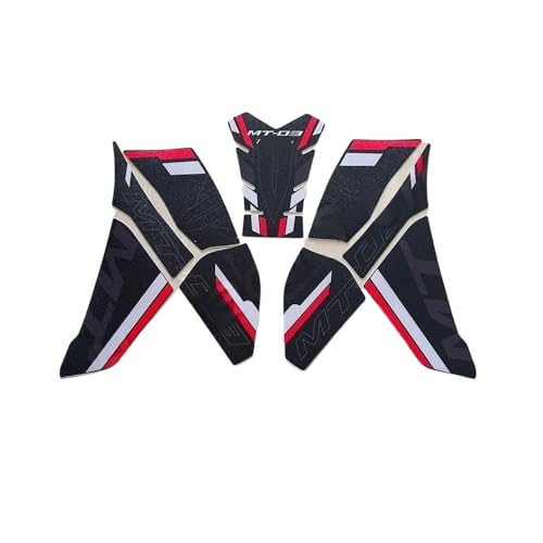 Autocollant réservoir moto MT03 protection de réservoir noir