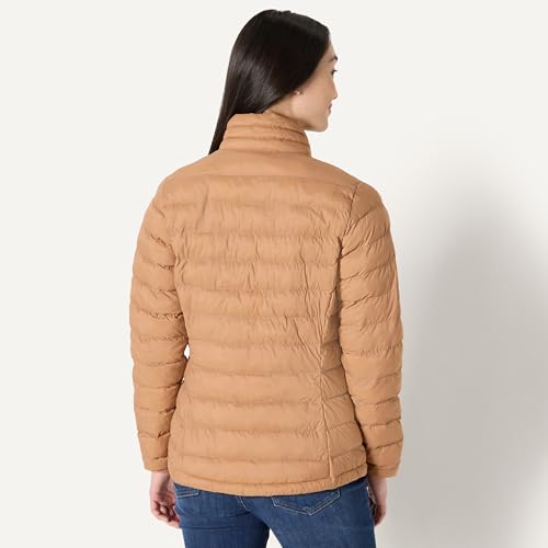 Image of Amazon Essentials Women's Lightweight Long-Sleeve Water-Resistant Packable Puffer Jacket (Available in Plus Size)