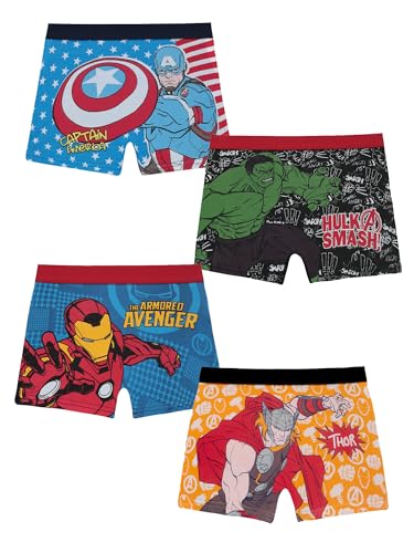 Image of BODYCARE Boys Trunks Pack of 4 | Cotton Spandex Breathable Ultra Soft Stretchable | Skin Friendly, Tagless Comfort | Ideal for School