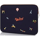 UNISOUL パソコン ケース 13-13.3インチ MacBook Pro Air 13 ノートパソコン タブレット pcケース 衝撃吸収 スリム 軽量 PCインナーバッグ (13.3インチ, c)