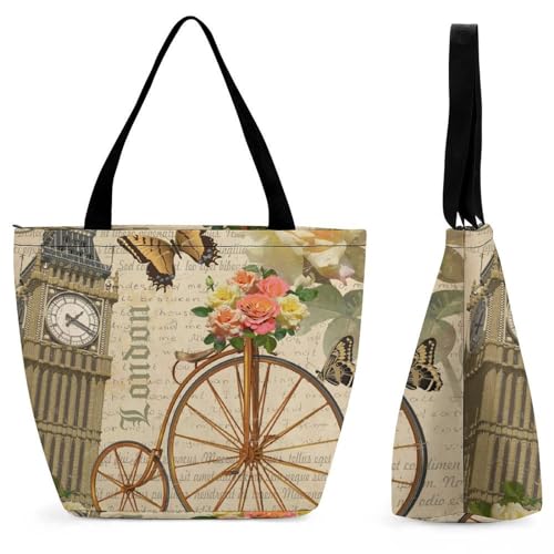 Sac de shopping pour voyage papillon | Votre compagnon cabas pour les escapades citadines