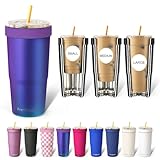 Frost Buddy Togo Buddy | 30 oz Stainless Steel Vacuum Insulated Tumbler | To Go Coffee Cup – Iced Coffee Cups, Iced Coffee Sleeve, Travel Mug, Thermal Cup for Hot & Cold Drinks, Dunkin Cup (Nebula)