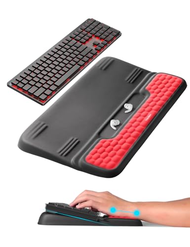 Vaydeer Keyboard Stand with Wrist Rest, Gaming Wrist Support...