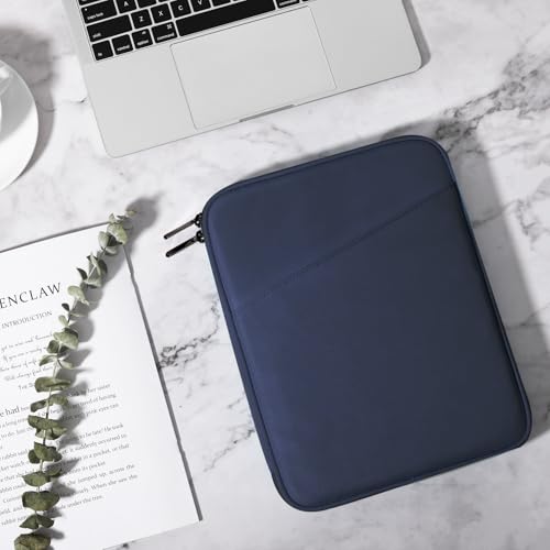 Image of TiMOVO 9-11 inch Tablet Sleeve Bag with Pocket, Indigo | Fits iPad 11 inch A16 2025, iPad 10.9 inch /10.2 inch, Air 11 inch 5th /4th Gen, Galaxy Tab A9+ /A11 Plus 11 inch