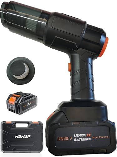 MBNGF Car Vacuum Portable Cordless,35000PA High Power Suction & Blower,