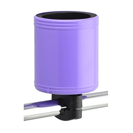 Kroozie Kroozercups Bicycle Cup Holder 2.0 in Purple