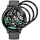 IQShield Panzer Schutz Glas Kompatibel mit Garmin Venu 3s, High Definition Panzer Schutzfolie, Runde Kante Displayschutz, Touch Sensitive, Blasenfest Installation, Anti-Kratzer Panzerfolie, 3 Stück
