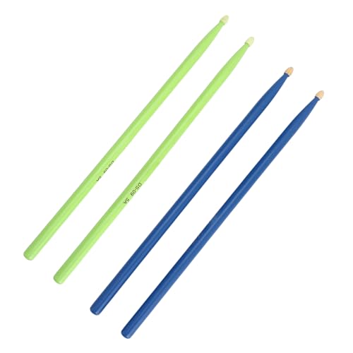 2 pares de baquetas de madera de arce 5A para práctica miniatura 1