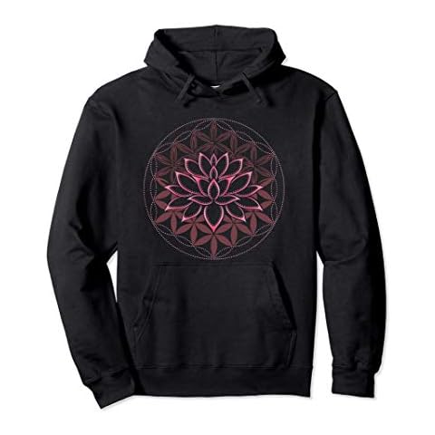 Lotus mandala Sweat à Capuche Yoga Harmony Cover