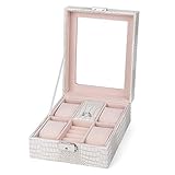Multifunktional: Diese Schmuckschatulle kann verwendet werden, um persönliche Uhren oder Ringe aufzubewahren; oder als Präsentationsbox in einem Schmuck; es ist auch ein perfektes Geschenk für Ihre Freunde.