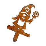 Handgefertigter, wetterbeständiger Metall-Zwerg, Outdoor-Dekoration, perfekt für Weihnachten und das ganze Jahr, Gartenpartys, Themen, robuste Outdoor-Zwergdekoration