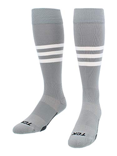 Image of Baseball & Softball Socks | USA Made Dugout Series Striped | Over the Calf | Sizing for Youth Boys, Girls, Men, & Women's