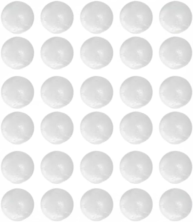 Antiscalant Solid Balls (30 Pcs) for RO Water Purifier | Hard Water Treatment Media | White Anti-Scale Mineral Balls