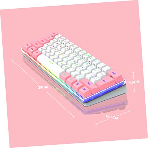 Clavier mécanique RGB 61 touches compact en ABS pour setup gaming performant - 2