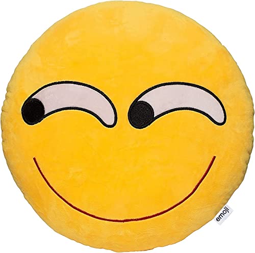 Vnnigmn Niedliches Emoji-Kissen Emoji-Puppe Emoji-Kissen, dekorativ, Spielzeug, Geburtstag, Geschenk, Heimdekoration