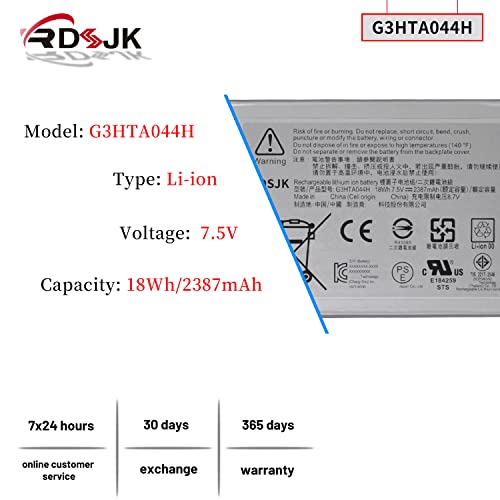 G3Hta044H Dak822470K G3Hta020H Tablet Screen Battery For Microsoft Surface Book 1 2 1703 1704 1705 Cr7 13.5" Cr7-00005 Cr7-00007 Book 2 128Gb 256Gb 512Gb 1Tb 2-In-1 Series 7.5V 18Wh With Tools #TOP1