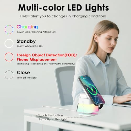  3 in 1 RGB Wireless Charging Station - image 7
